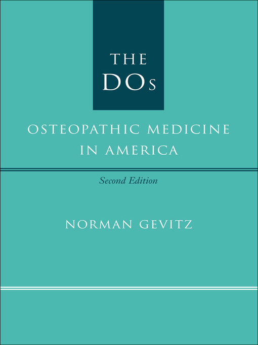 Title details for The DOs by Norman Gevitz - Available